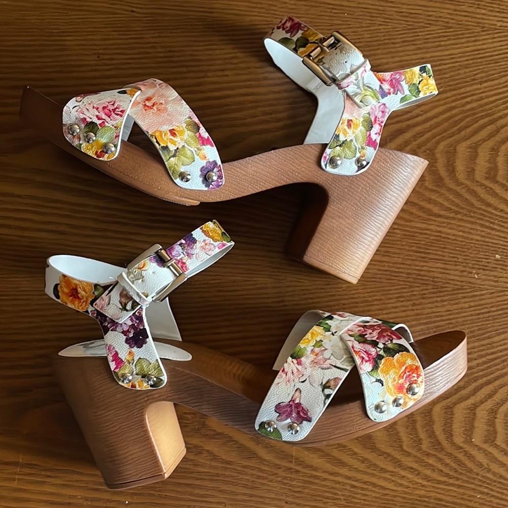 Fergalicious Floral Sandals